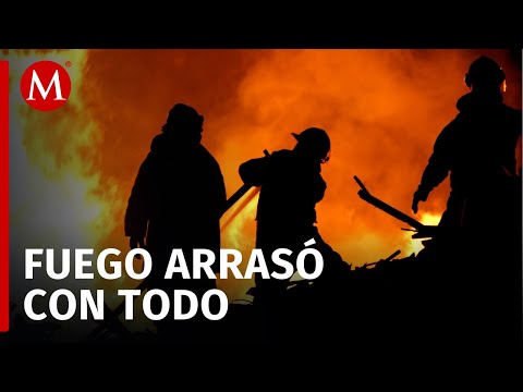 Extinguen incendio en empacadora de piña en Veracruz