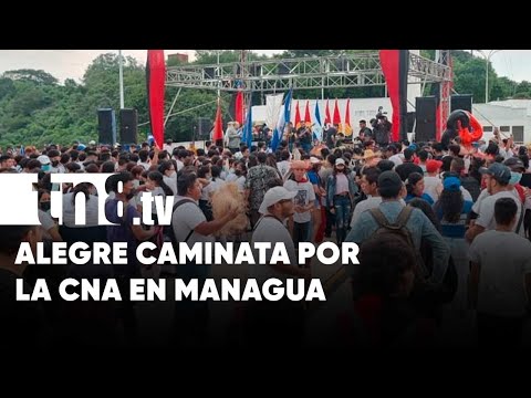 Caminata por aniversario de la Cruzada de Alfabetización en Managua - Nicaragua
