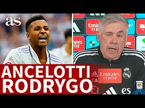 ANCELOTTI analiza el RENDIMIENTO de RODRYGO GOES en CHAMPIONS LEAGUE | REAL MADRID | AS