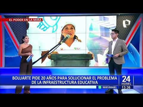 Dina Boluarte sobre problemas de la educación en Perú: “Se solucionaría en 20 años”