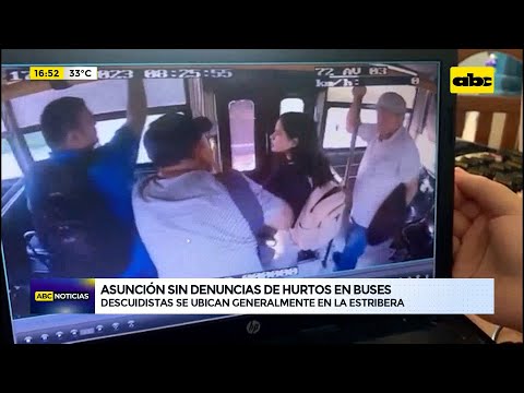 Asunción sin denuncias de hurtos en buses