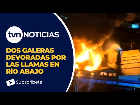 Incendio consume 2 galeras en Río Abajo