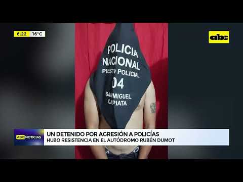 Capiatá: Un detenido por agresión a policías