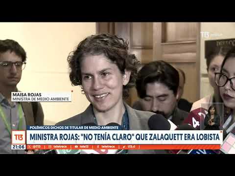 Ministra Rojas: No tenía claro que Zalaquett era lobista