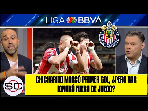 CHIVAS GANÓ vs Puebla. Se encendió discusión por DUDAS QUE DEJÓ el gol de CHICHARITO | SportsCenter