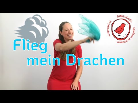 Flieg mein Drachen  – neues Kinderlied mit Gestenspiel