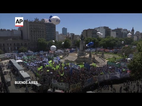 Argentina: Milei enfrenta la primera huelga general contra sus reformas económicas y laborales