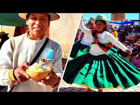 FERIA GASTRONÓMICA, artesanal y danzas AUTÓCTONAS de Santiago de Callapa. prov. Pacajes La Paz Bo.