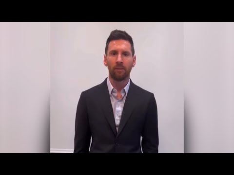 Messi pide perdón por su viaje a Arabia y espera la decisión del club