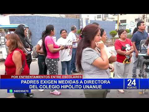 Cercado de Lima: padres piden intervención del Minedu ante peleas en colegio Hipólito Unanue