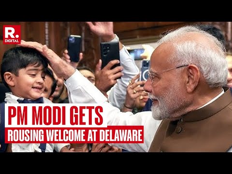 Modi In America Latest News: PM Modi Gets a Rousing Welcome At Du Pont Hotel in Delaware