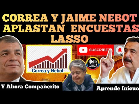 RAFAEL CORREA Y JAIME NEBOT APL4ST4N EN LAS ENCUESTAS A GUILLERMO LASSO EN ECUADOR RFE TV