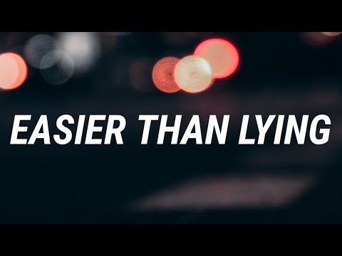 Halsey - Easier than Lying (Lyrics)