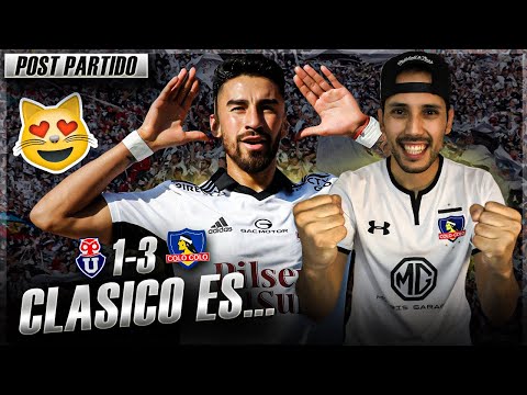 La Historia no CAMBIA COLO-COLO se quedo con el SUPERCLÁSICO frente a U. de Chile | Post Partido