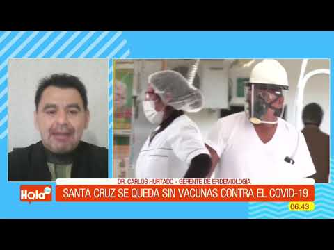Santa Cruz se queda sin vacunas contra Covid 19