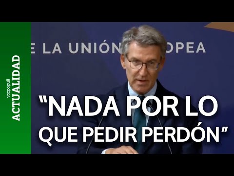 Feijóo carga contra Obrador y Sheinbaum por su provocación inaceptable vetando al Rey Felipe