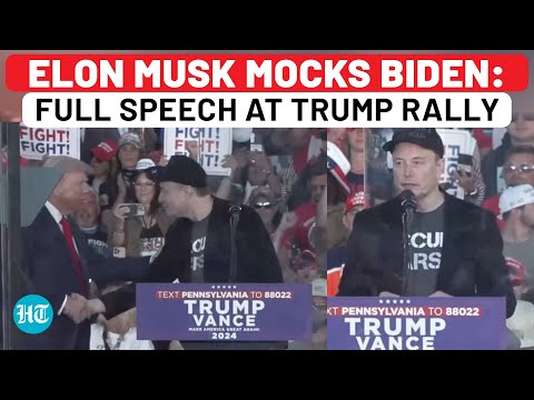 Elon Musk Full Speech At Trump Rally: Mocks Biden Falling On Stairs, Kamala Threat, 'Dark MAGA' Call