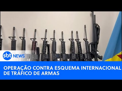 Operação policial apreende 34 armas no Rio de Janeiro | #SBTNewsnaTV (05/04/24)