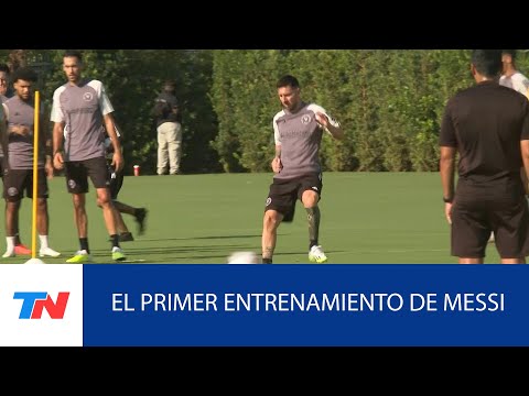 MIAMI I Messi entrenó con el Inter Miami por primera vez desde su presentación