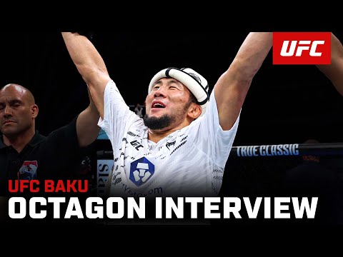 Myktybek Orolbai Octagon Interview | UFC Baku