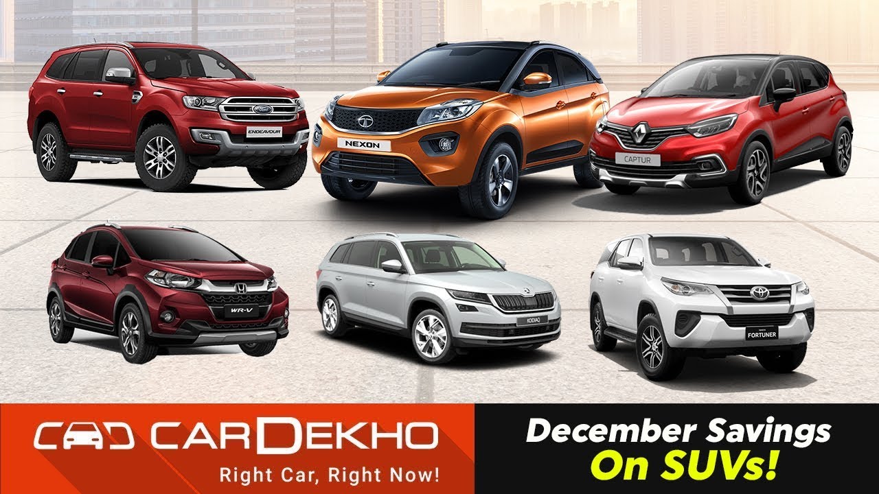Best Year-End SUV Deals & Discounts | Offers On 2018 Nexon, EcoSport, Fortuner & More
