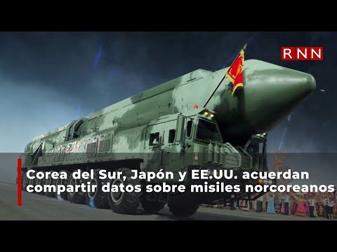 Corea del Sur, Japón y EE.UU. acuerdan compartir datos sobre misiles norcoreanos