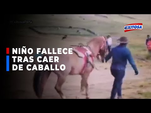 ??Niño fallece tras caer de caballo mientras participaba en carrera ilegal en Cusco
