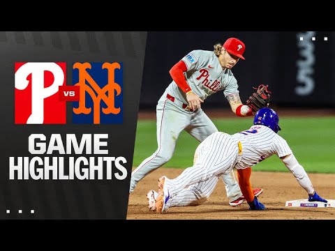 Phillies vs. Mets Game Highlights (8/25/25) | MLB Highlights