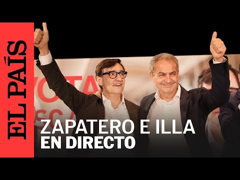 DIRECTO | Zapatero y Salvador Illa intervienen en un acto de campaña en Girona | EL PAÍS