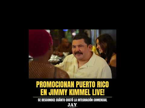 Promocionan Puerto Rico en Jimmy Kimmel Live!