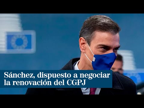 Sánchez está dispuesto a retirar su reforma y negociar desde mañana mismo la renovación del CGPJ