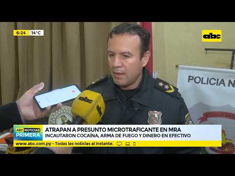 Detienen a presunto microtraficante de drogas en Mariano Roque Alonso