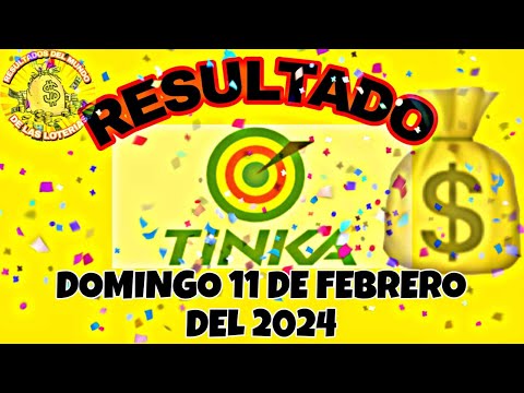RESULTADOS TINKA DEL DOMINGO 11 DE FEBRERO DEL 2024 /LOTERÍA DE PERÚ