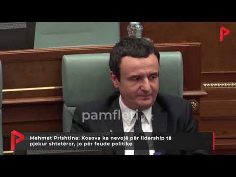 Mehmet Prishtina: Kosova ka nevojë për lidership të pjekur shtetëror, jo për feude politike