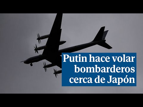 Putin hace volar bombarderos estratégicos cerca de Japón mientras Kishida visita Ucrania
