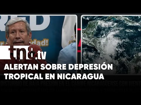 Alertan sobre depresión tropical que generará lluvias en Nicaragua