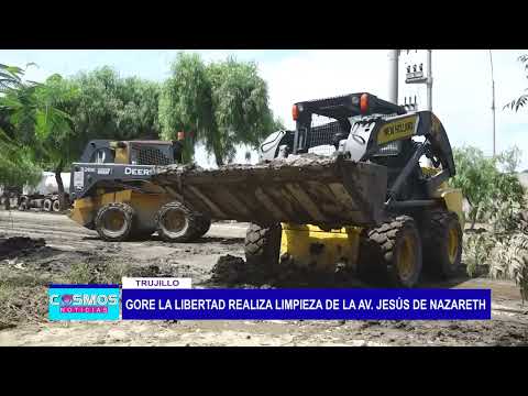 Trujillo: GORE La Libertad limpia la Av. Jesús de Nazareth