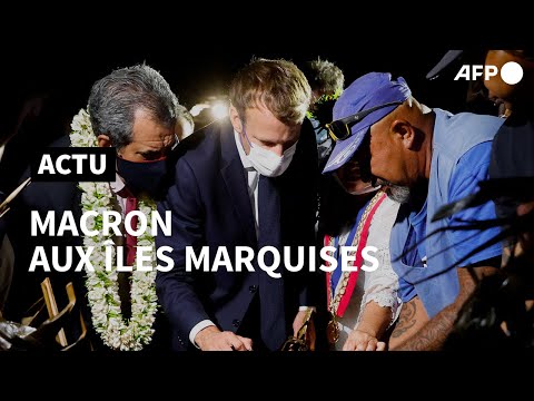 Macron aux Marquises: je me battrai pour classer l'archipel à l'Unesco | AFP