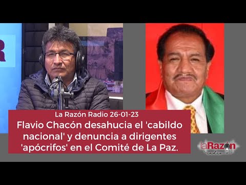 Flavio Chacón desahucia 'cabildo nacional' denuncia a dirigentes 'apócrifos' en el Comité de La Paz.