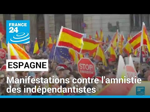 Espagne : immenses manifestations pour dénoncer la loi d'amnistie des indépendantistes catalans