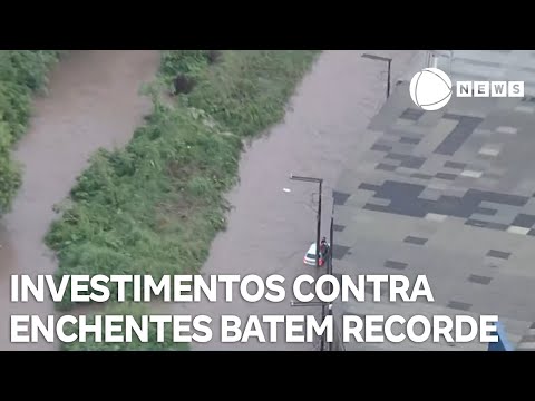 Investimentos contra enchentes batem recorde na cidade de SP