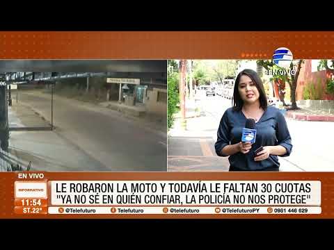 Le robaron la moto y todavía le faltan 30 cuotas por pagar