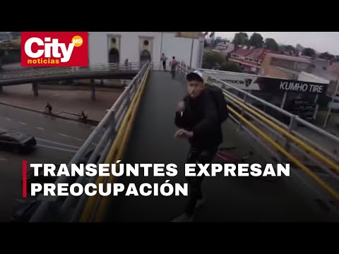 En video: joven grabó a delincuentes que le hurtaron su patineta en la Av. NQS | CityTv