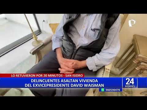 David Waisman reforzará seguridad en su casa tras asalto