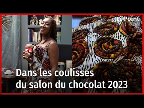 Salon du chocolat 2023 : une robe de 8 kg pour Nadège Beausson-Diagne