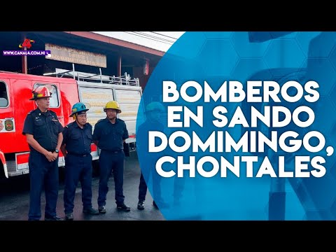 Bomberos Unidos desplazan equipos al municipio de Santo Domingo, Chontales