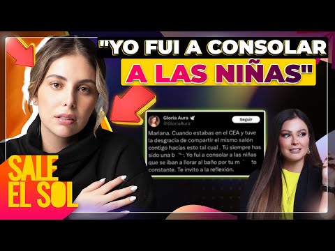 ¡Gloria Aura REVELA que Mariana Echeverría era una 'bully' en la escuela de actuación!