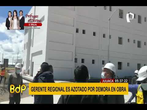 Juliaca: agarran a correazos al gerente del Gobierno Regional de Puno