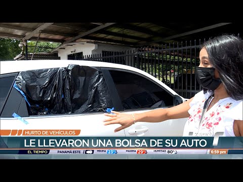 Autoridades advierten a los panameños de no dejar sus pertenencias dentro de los vehículos