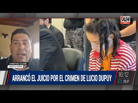 Arrancó el juicio por el caso de Lucio Dupuy I A24